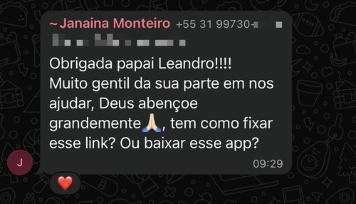 Depoimento de pai ou mãe sobre o Checklasse